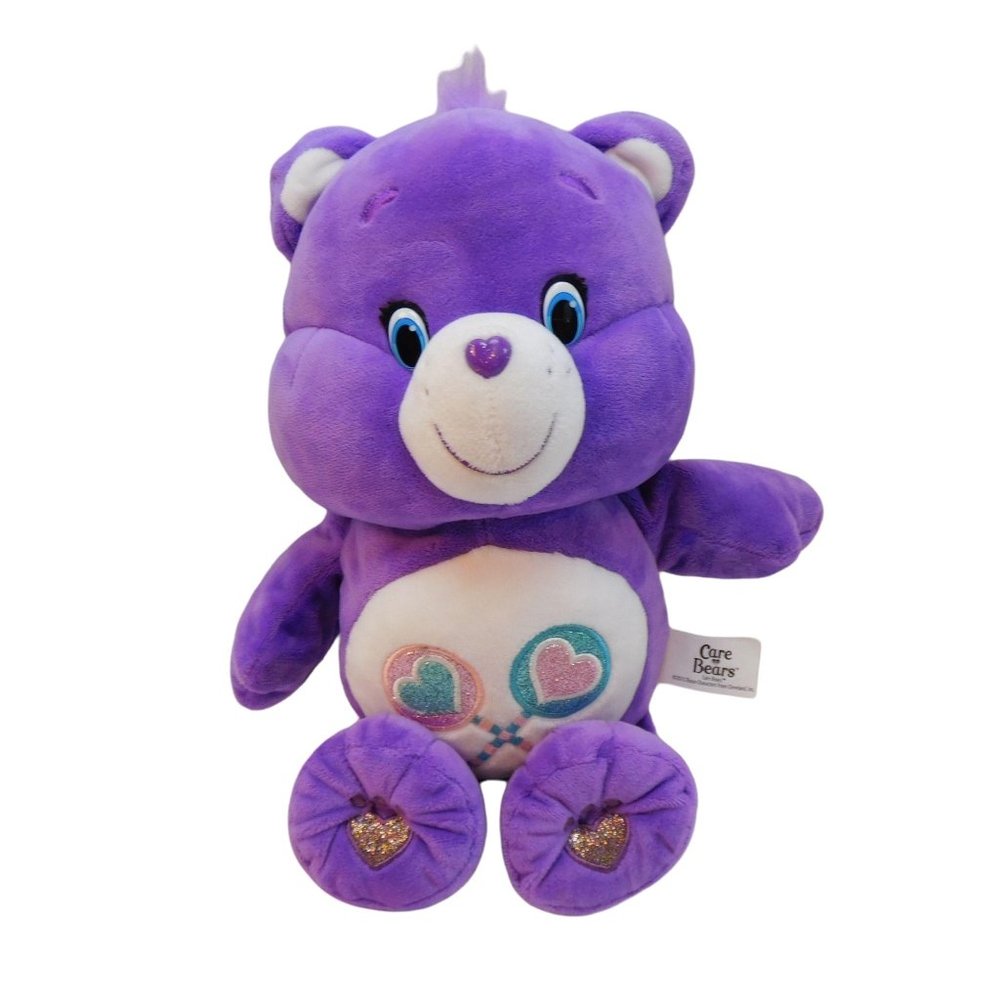 Care Bears Share Bear Sing-a-Long Purple Plush Interactive Singing Doll